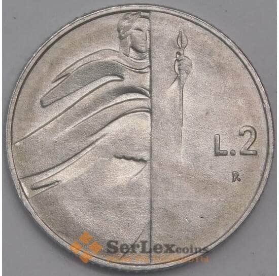 Сан-Марино монета 2 лиры 1990 КМ249 UNC Шестнадцать веков истории арт. 40984