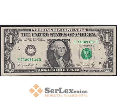 США банкнота 1 доллар 1981 Р468 XF Е - Ричмонд арт. 42631