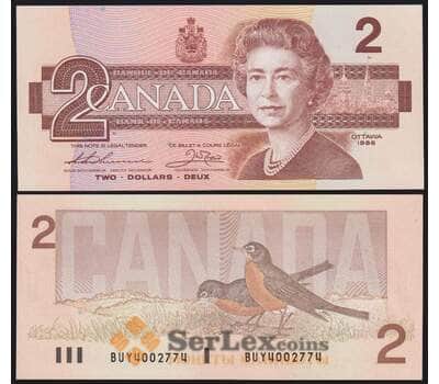 Банкнота Канада 2 доллара 1986 Р94 UNC арт. 17587