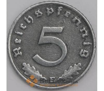 Германия монета 5 пфеннигов 1940 Е КМ100 XF арт. 43435