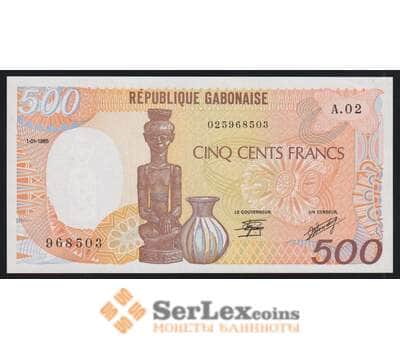 Габон 500 франков 1985 Р8 UNC арт. 52336