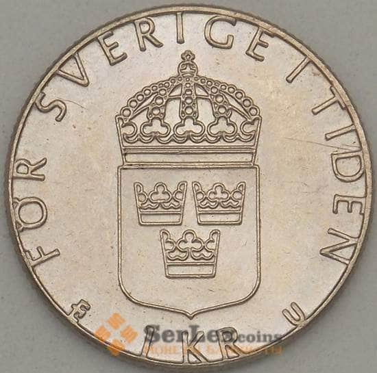 Швеция 1 крона 1981 U КМ852 UNC Карл XVI Густав (J05.19) арт. 17810