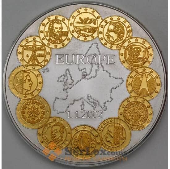 Европа 1.01.2002 Введение Евро BU арт. 29607