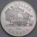 Монета Канада 1 доллар 1981 КМ130 Proof Железная дорога арт. 21661