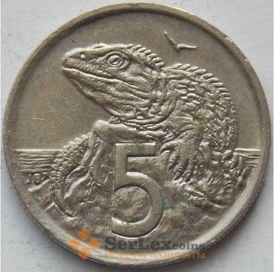 Новая Зеландия 5 центов 1994 КМ60 XF (J05.19) арт. 17261