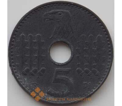 Монета Германия 5 рейхспфеннигов 1940 A КМ98 XF арт. 12240