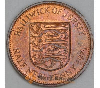 Джерси 1/2 пенни 1971 КМ29 aUNC арт. 54914