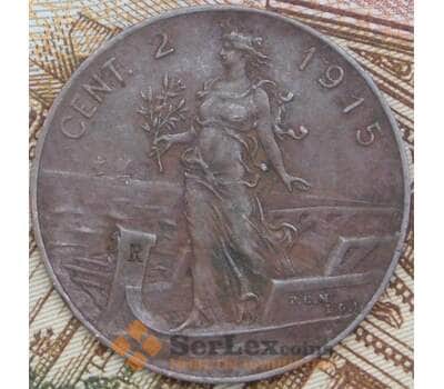 Италия 2 чентезимо 1915 КМ41 XF арт. 41735