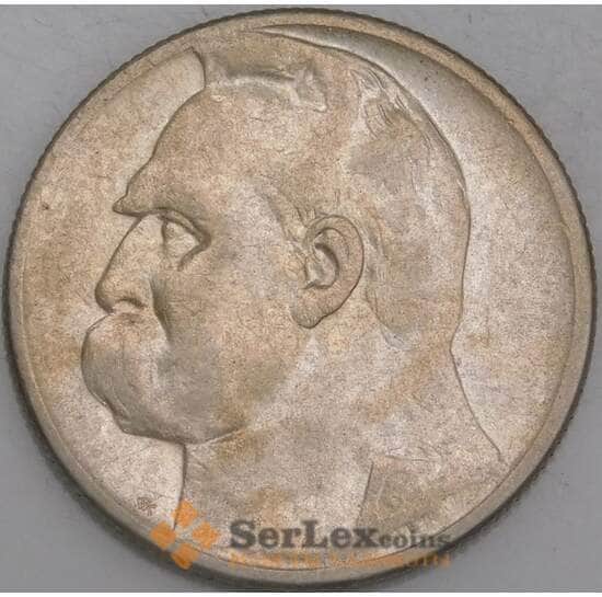 Польша монета 2 злотых 1934 Y287 F Пилсудский арт. 47556