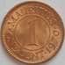 Монета Маврикий 1 цент 1970 КМ31 UNC (J05.19) арт. 17722