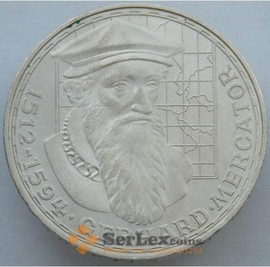 Германия 5 марок 1969 КМ126 BU Серебро Герхард Меркатор (J05.19) арт. 14956