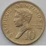 Филиппины 10 сантим 1968 КМ198 aUNC (J05.19) арт. 17311