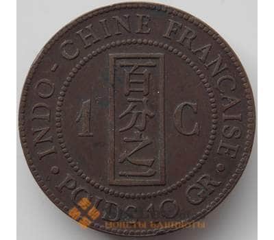 Монета Французский Индокитай 1 сантим 1886 КМ1 VF+ арт. 11431