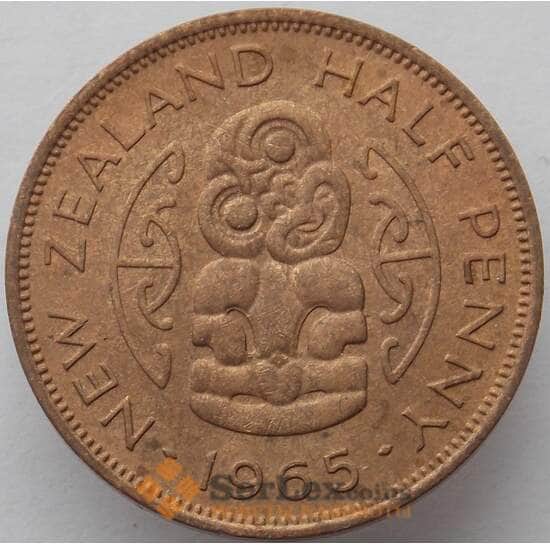 Новая Зеландия 1/2 пенни 1965 КМ23.2 AU  арт. 15570