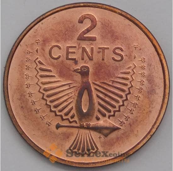 Соломоновы острова монета 2 цента КМ2 1979 XF арт. 41249