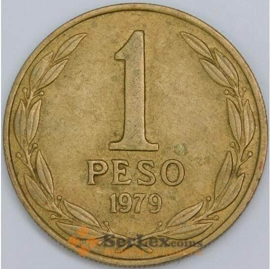 Чили 1 песо 1979 КМ208a XF арт. 57731