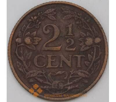 Монета Нидерландские Антиллы 2 1/2 цента 1959 КМ5 VF арт. 23700