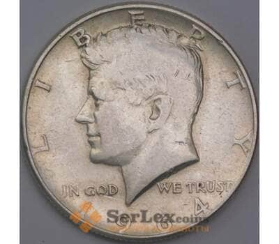 США монета 1/2 доллара 1964 KM202 VF Кеннеди арт. 43122