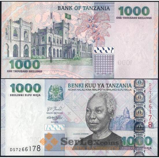 Танзания 1000 шиллингов 2006 Р36b UNC арт. 22523