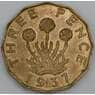 Великобритания 3 пенса 1937 КМ849 aUNC арт. 56226