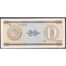 Куба 20 песо 1985 РFX6 Валютный сертификат UNC арт. 37056