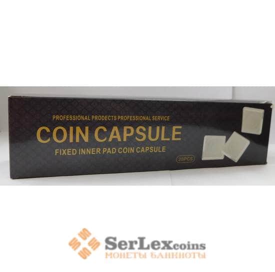 Квадрокапсула коробка (20 шт.)  Quadrum для монет тип Е арт. 47212