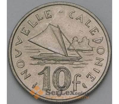 Монета Новая Каледония 10 франков 1972 КМ11 AU арт. 38557