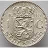 Нидерланды 1 гульден 1966 КМ184 XF Серебро (J05.19) арт. 15103