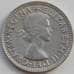 Монета Австралия 3 пенса 1953-1954 КМ51 AU арт. 10117