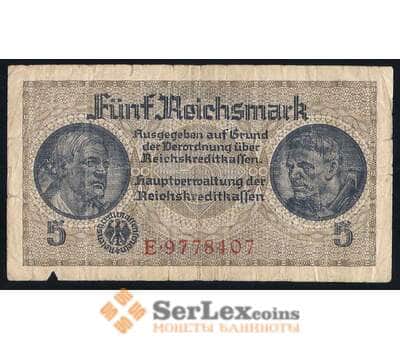 Банкнота Германия 5 марок 1940 РR138 F арт. 37163