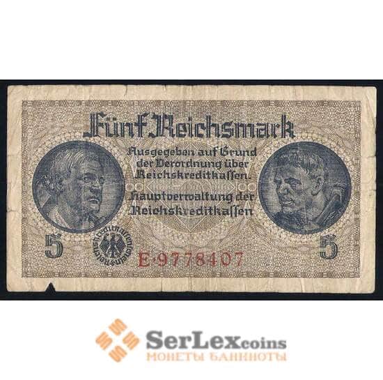 Германия 5 марок 1940 РR138 F арт. 37163