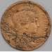 Франция монета 2 сантима 1914 КМ841 VG арт. 43337