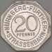Германия Нюрнберг 20 пфеннигов 1921 Proof TUGEND BRUNNEN (j05.19) арт. 19952