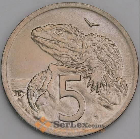 Новая Зеландия 5 центов 1973 КМ34 BU арт. 46613