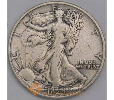 Монета США 1/2 доллара 1942 D КМ142 VF арт. 40311