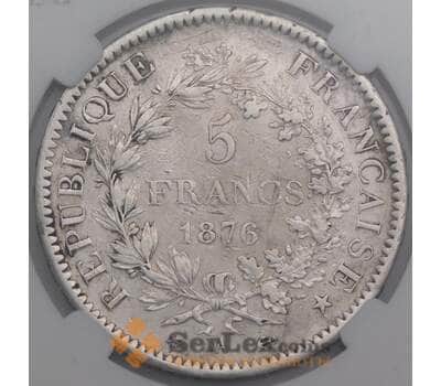 Монета Франция 5 франков 1876 КМ745а XF арт. 40413