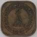 Монета Малайя 1 цент 1940 КМ2 VF арт. 22955