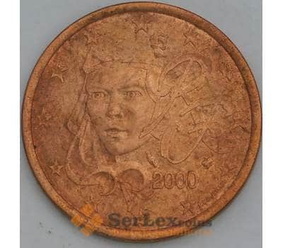 Монета Франция 5 евроцентов 2000 КМ1284 XF арт. 39034