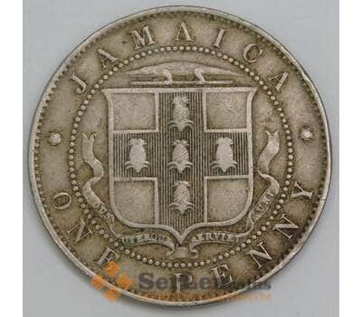 Ямайка 1 пенни 1906 КМ23 F арт. 56122