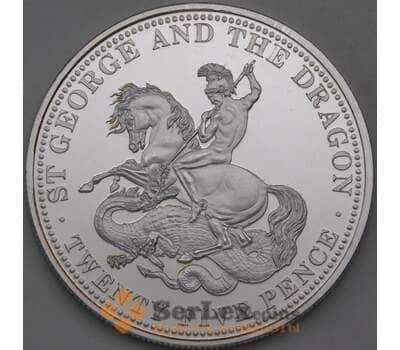 Монета Остров Святой Елены 25 пенсов 2013 Георгий Победоносец арт. 29628