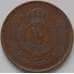 Монета Иордания 10 филсов 1949 КМ4 XF арт. 8477
