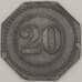 Германия Нюрнберг 20 пфеннигов ND XF (J05.19) арт. 21156