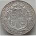 Монета Великобритания 1/2 кроны 1909 КМ802 XF арт. 11947
