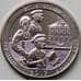 Монета США 25 центов 2017 39 парк Национальный монумент острова Эллис D арт. 7483