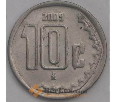 Монета Мексика 10 сентаво 2009 КМ547 XF арт. 39083