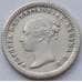 Монета Великобритания 1 1/2 пенса 1843 КМ728 XF Серебро (J05.19) арт. 16064