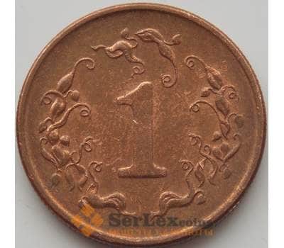 Монета Зимбабве 1 цент 1989-1999 КМ1a XF арт. 9262