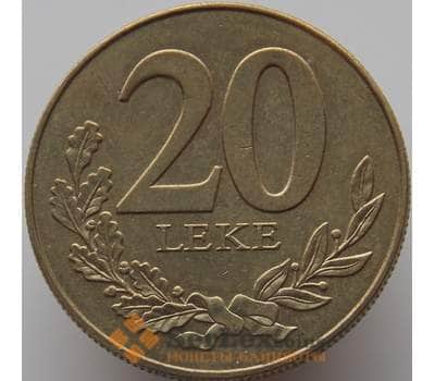 Монета Албания 20 лек 2000 КМ78 AU арт. 9211