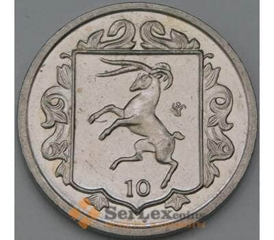 Монета Мэн остров 10 пенсов 1985 КМ146 AU арт. 38580