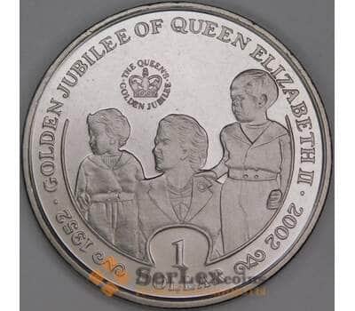 Сьерра-Леоне 1 доллар 2002 КМ269 BU 50 лет Правления арт. 55106